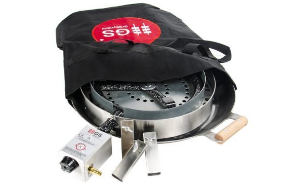 GrillSymbol muurinpohjapannu kaasulla PRO-460, ø 46 cm ERIKOISTARJOUS!