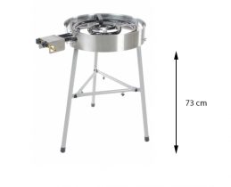 GrillSymbol vahvistetut jalat ø 60/ 70 cm kaasupolttimelle (21 kW/ 25 kW)