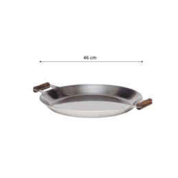 GrillSymbol muurinpohjapannu FP-460 inox, ø 46 cm