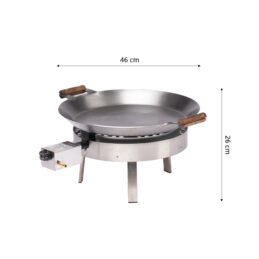 GrillSymbol muurinpohjapannu kaasulla PRO-460, ø 46 cm ERIKOISTARJOUS!