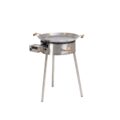 GrillSymbol muurinpohjapannu kaasulla PRO-580 inox, ø 58 cm