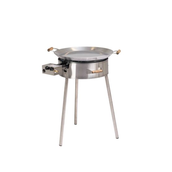 GrillSymbol muurinpohjapannu kaasulla PRO-580 inox, ø 58 cm