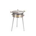 GrillSymbol muurinpohjapannu kaasulla PRO-580 inox, ø 58 cm