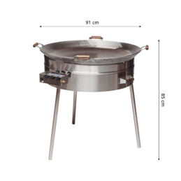 GrillSymbol wokkipannu kaasulla PRO-915, ø 91 cm