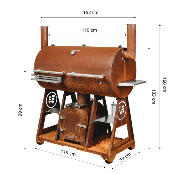 GrillSymbol savustusgrilli Smoky Beast XL