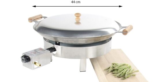 GrillSymbol muurinpohjapannun kansi malleihin PRO-460, ø 44 cm