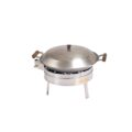 GrillSymbol wokkipannu kaasulla PRO-450 inox, ø 45 cm