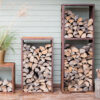 Cor-Ten Firewood Rack WoodStock