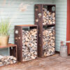 Cor-Ten Firewood Rack WoodStock