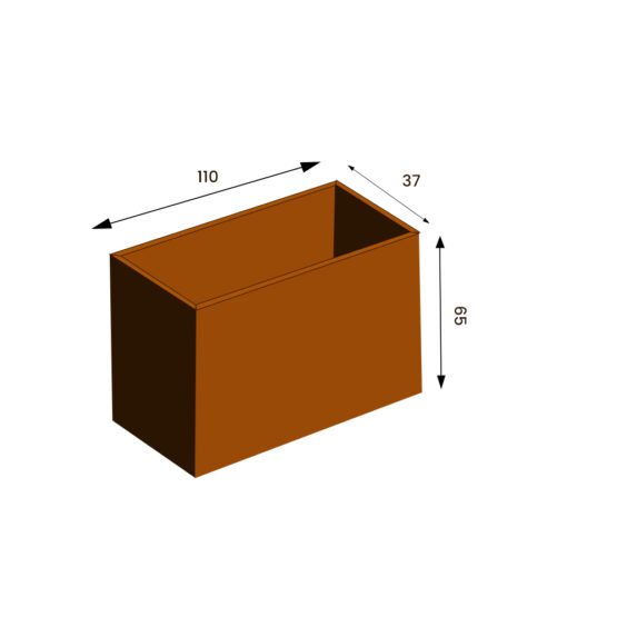 Petteri Wiimaa Corten kukkaruukku setti Clara Set