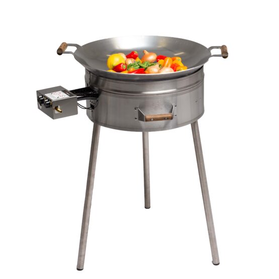 GrillSymbol wokkipannu kaasulla PRO-545i, ø 54 cm