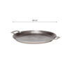 GrillSymbol muurinpohjapannu FP-580 Expert, ø 58 cm