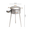 GrillSymbol Cataplana setti PRO-545-CAT, ø 54 cm