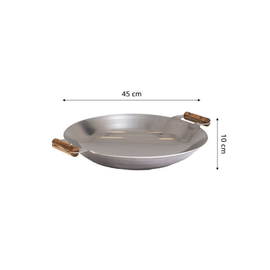 GrillSymbol wokkipannu WP-450 inox, ø 45 cm