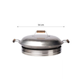 GrillSymbol Cataplana pannu+adapteri WS-545 inox CAT, ø 54 cm