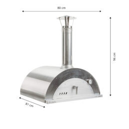 GrillSymbol pizzauuni Pizzo-inox