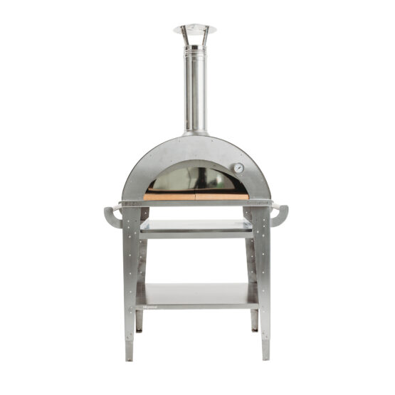 GrillSymbol pizzauuni jalustalla Pizzo-set-inox