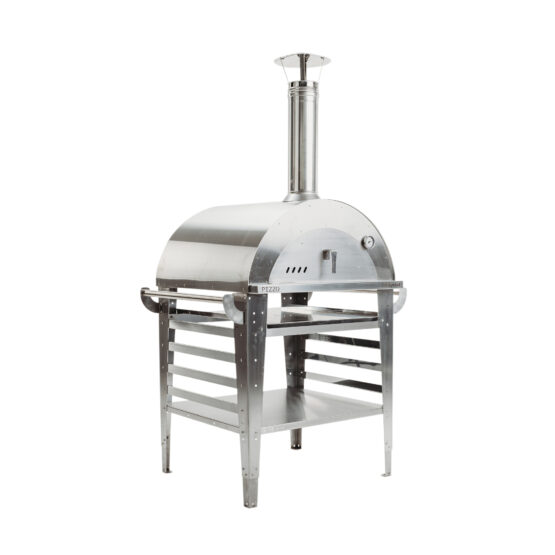 GrillSymbol pizzauuni jalustalla Pizzo-set-inox