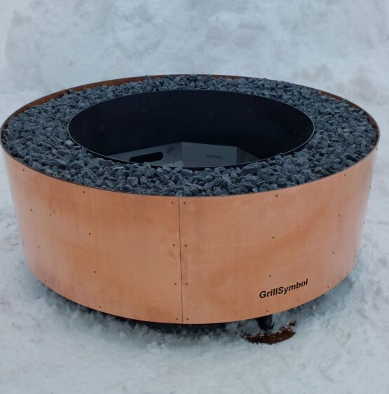 GrillSymbol ulkotulisija Luna-Copper, ø 119 cm
