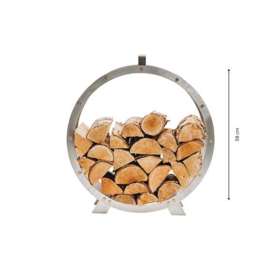 GrillSymbol polttopuukori Hugo-inox, ø 58 cm