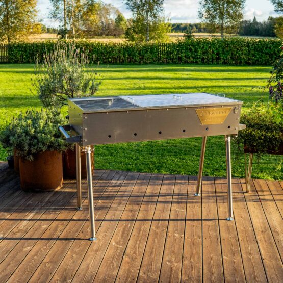 GrillSymbol hiiligrilli Naked Chef XXL Silver GrillSymbol hiiligrilli Naked Chef XXL Silver