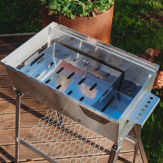 GrillSymbol hiiligrilli Naked Chef XS Silver GrillSymbol hiiligrilli Naked Chef XS Silver