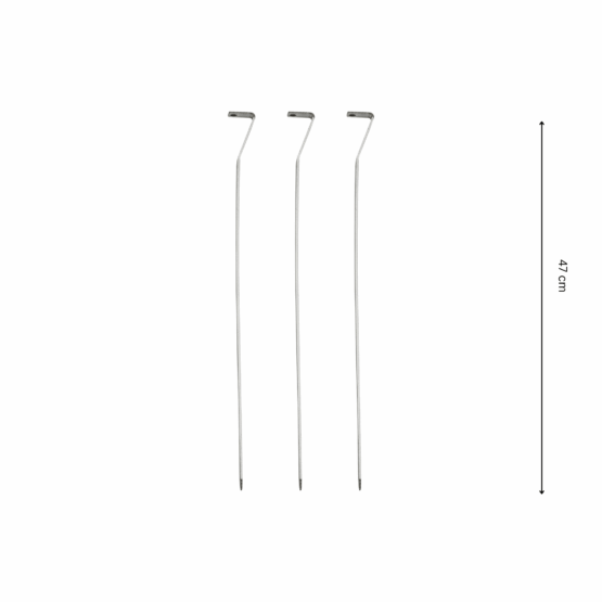 GrillSymbol vartaat 3 kpl x 47 cm