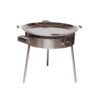 OUTLET GrillSymbol muurinpohjapannu kaasulla PRO-960 inox, ø 96 cm