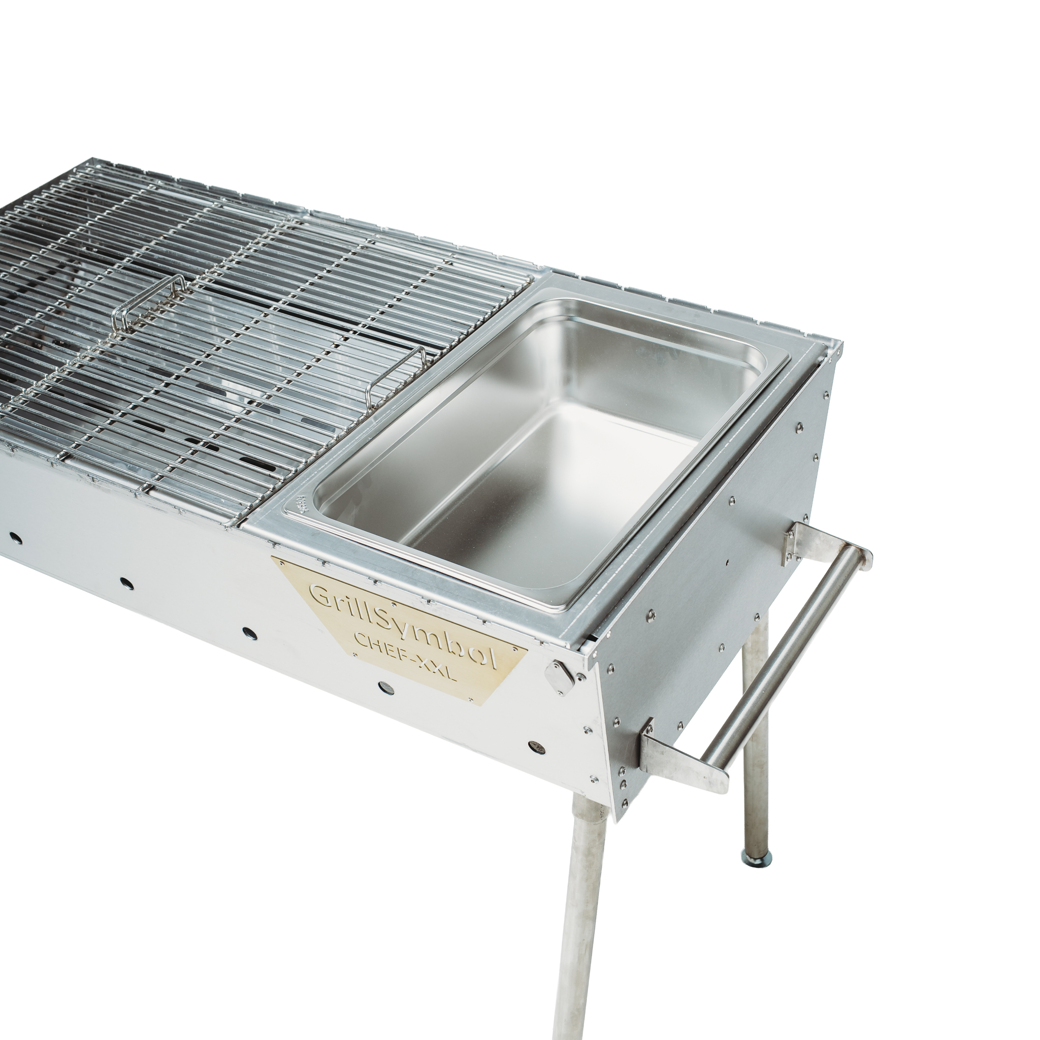 GrillSymbol hiiligrilli Naked Chef XXL Silver GrillSymbol hiiligrilli Naked Chef XXL Silver