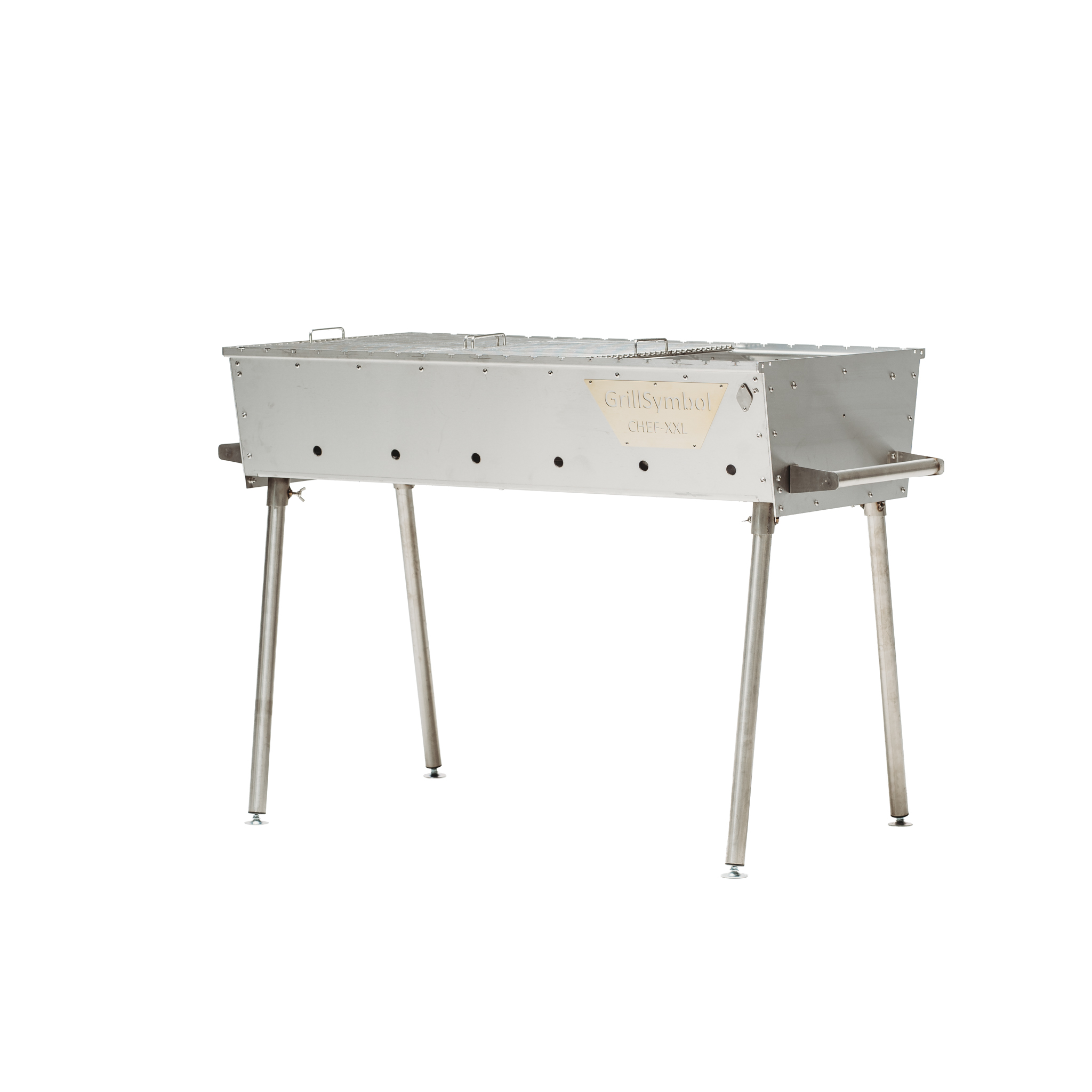 GrillSymbol hiiligrilli Naked Chef XXL Silver GrillSymbol hiiligrilli Naked Chef XXL Silver
