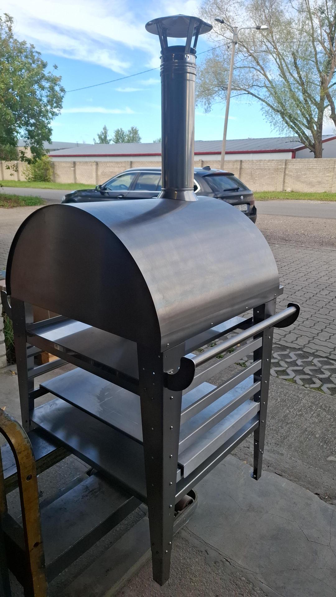OUTLET GrillSymbol pizzauuni jalustalla Pizzo-set-inox OUTLET GrillSymbol pizzauuni jalustalla Pizzo-set-inox
