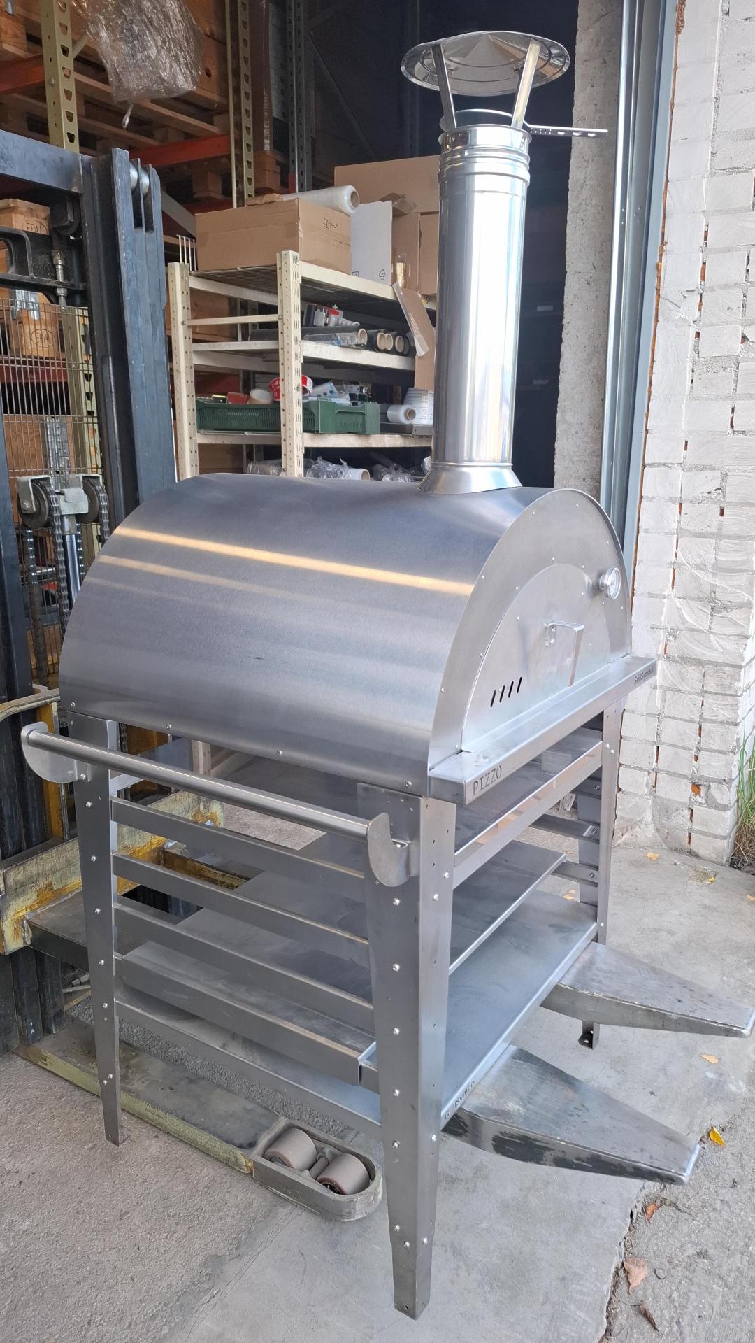OUTLET GrillSymbol pizzauuni jalustalla Pizzo-set-inox OUTLET GrillSymbol pizzauuni jalustalla Pizzo-set-inox