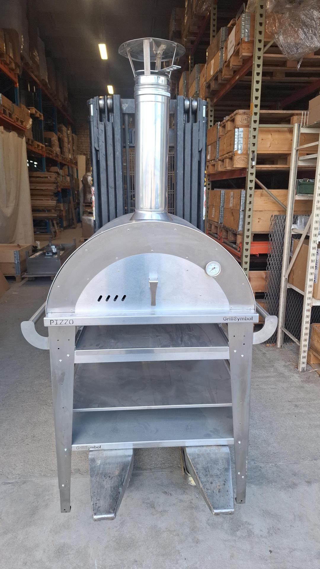 OUTLET GrillSymbol pizzauuni jalustalla Pizzo-set-inox OUTLET GrillSymbol pizzauuni jalustalla Pizzo-set-inox